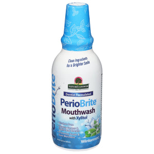 NatureS Answer PerioWash Mouthwash AF Wintermint 16 OZ [UNFI #81933] T