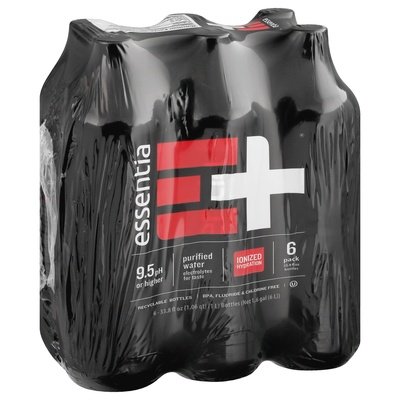 Essentia Bottled Water 2/6/1 Ltr [UNFI #41043]