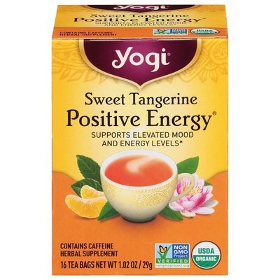 Yogi Sweet Tangerine Positive Energy 6/16 Bag [UNFI #23992]
