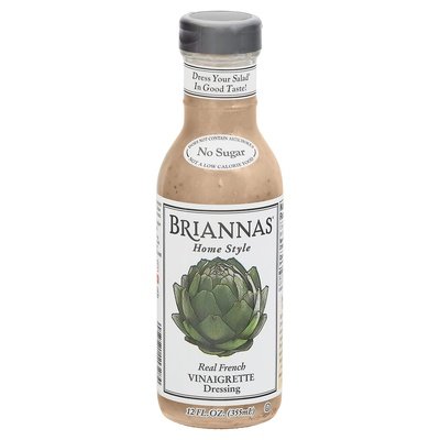 Briannas Real French Vinaigrette 6/12 Oz [UNFI #25965]