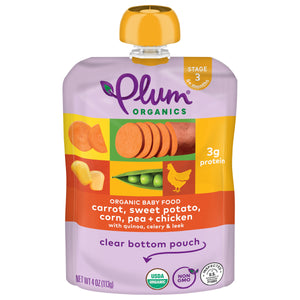 Plum Organics Quinoa Celery Leek Baby Food Og2 12/4 OZ [UNFI #45151]