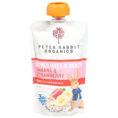 Peter Rabbit Organics Banana & Strawberry 10/4 Oz [UNFI #11071]