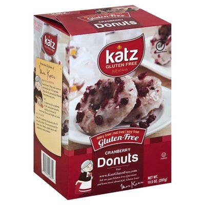 Katz Gluten Free Donuts Cranberry 6/10.5 Oz [UNFI #84039]