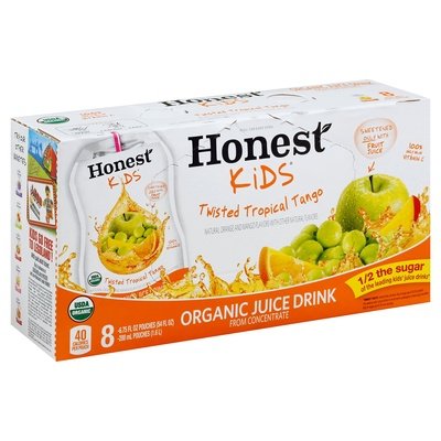 Honest Kids Jce Drnk,Twist Tropical Punch 4/8/6.75 Oz [UNFI #86191]