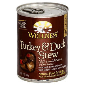 Wellness Stew Turkey/Duck W/Swt Potatoes 12/12.5 Oz [UNFI #60837] T