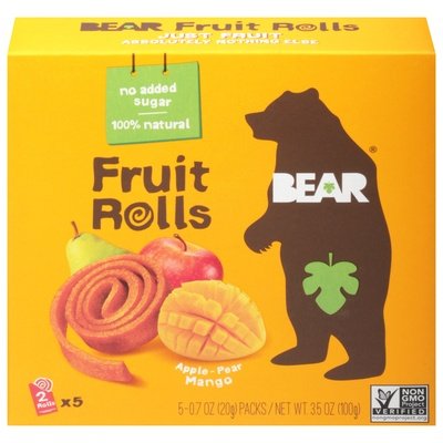 Bear Mango,Real Fruit Yoyos 6/3.5 Oz [UNFI #07777]