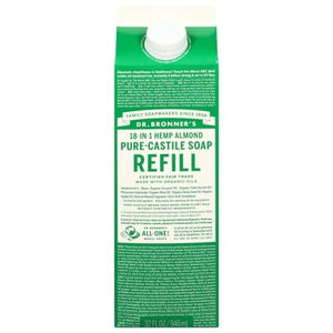 Dr. Bronners Almond Refill 32 Oz [UNFI #06560] T