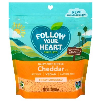 Follow Your Heart Cheddar/Finely Shredded Df 8/7 Oz [UNFI #81398]