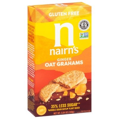 Nairns Oat Grahm Gf Ginger 6/5.64 Oz [UNFI #85256]