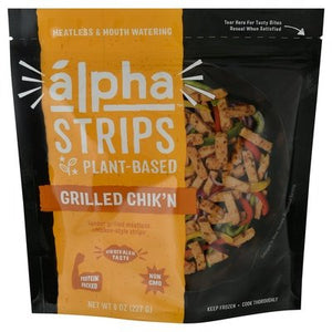 Alpha Foods Grilled Chikn Strips 12/8 Oz [UNFI #44182]