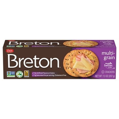 Breton/Dare Crackers Multigrain 12/7.3 Oz [UNFI #09586]