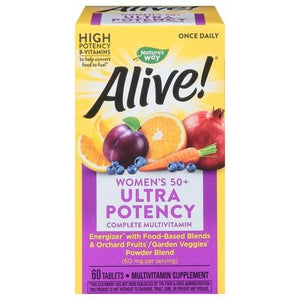 Natures Way Alive! Womens 50+ Multi Vitamin 60 Tab [UNFI #84293] T