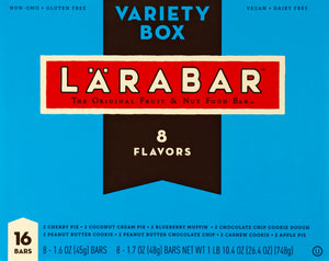 Larabar 8 Flavor Bar Variety Box 4/16 Ct [UNFI #25973]