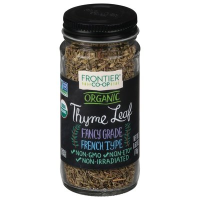 Frontier Nat Prod Co-op Thyme Leaf Whole .8 Oz [UNFI #28445]