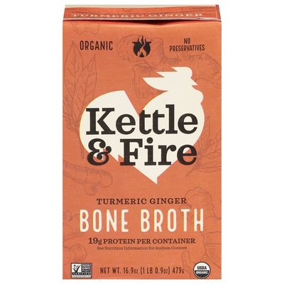 Kettle & Fire Turmeric Ginger 6/16.9 Oz [UNFI #18433]
