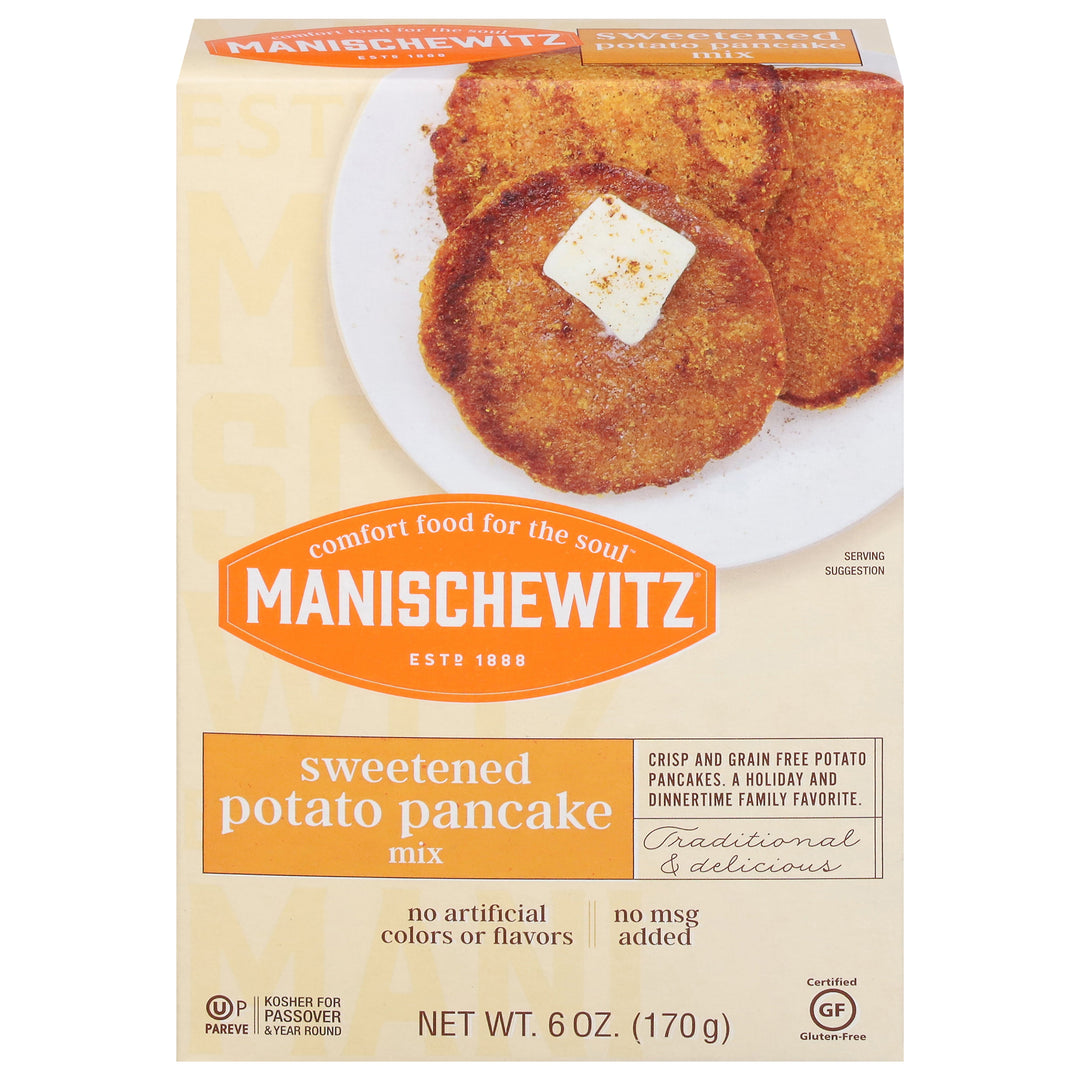 Manischewitz Mix Pancake Sweet Potato 12/6 OZ [UNFI #79865]