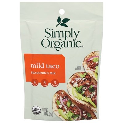Simply Organic Mild Taco Seasoning Mix 12/1 Oz [UNFI #18038]