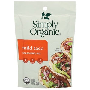 Simply Organic Mild Taco Seasoning Mix 12/1 Oz [UNFI #18038]