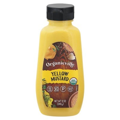 Organicville Mustard Yellow 12/12 Oz [UNFI #65228]