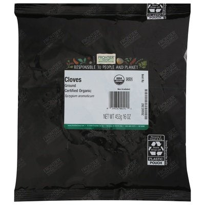 Frontier Nat Prod Co-op Cloves Ground 1 Lb [UNFI #28399]