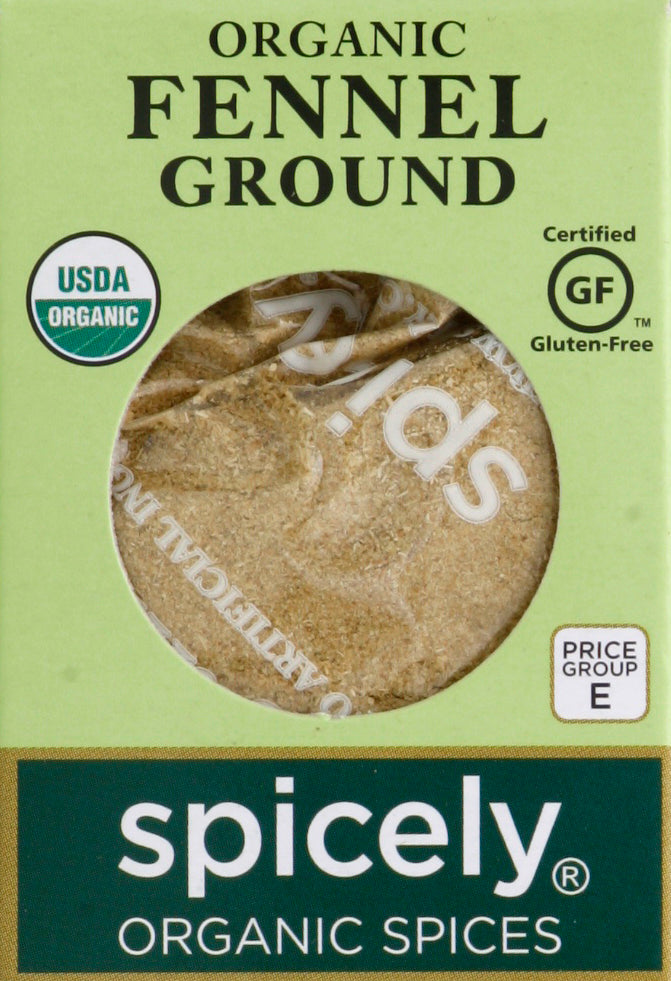 Spicely Organics Fennel Ground 6/.5 Oz [UNFI #14390]