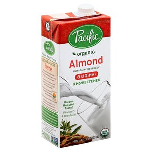 Pacific Foods Almond Original Unsweetened 12/32 Oz [UNFI #26255]