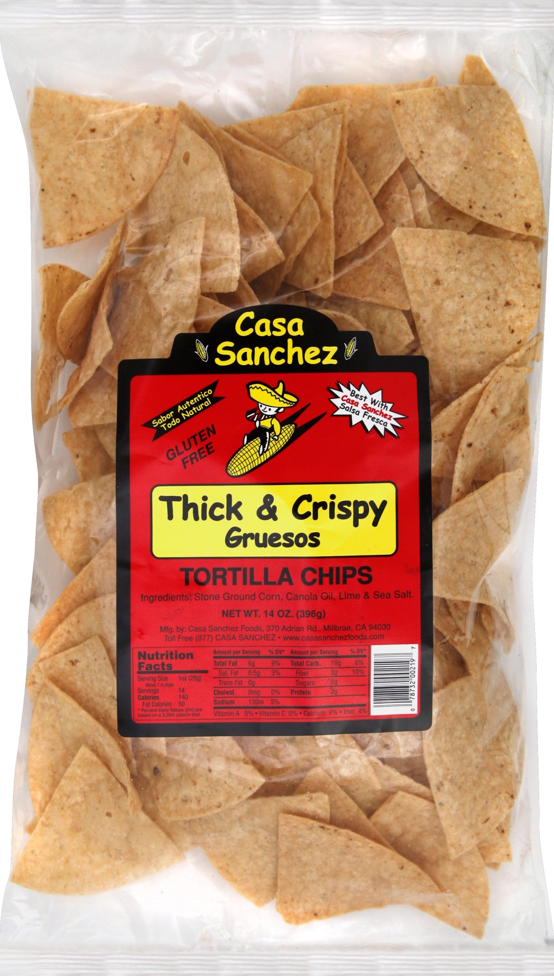 Casa Sanchez Foods Thick & Crispy 12/14 Oz [UNFI #47800]
