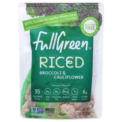 Fullgreen Riced Cauliflower & Broccoli 6/7.05 Oz [UNFI #80461]