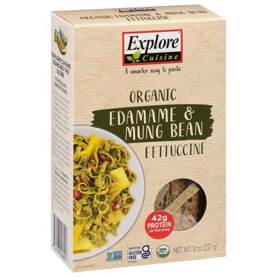Explore Cuisine Edamame & Mung Bean Fettuccine 6/8 Oz [UNFI #83556]