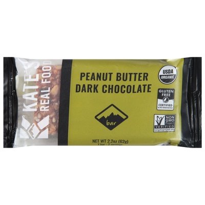 Kates Real Food Peanut Butter Dark Chocolate 12/2.2 Oz [UNFI #60354]