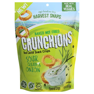 Harvest Snaps Sour Cream Onion Loops 12/2.5 OZ [UNFI #63955]