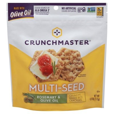 Crunchmaster Rosemary & Olive Oil 12/4 Oz [UNFI #33590]