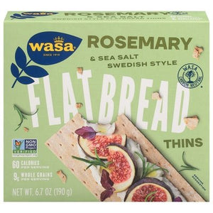 Wasa Crispbread Rosemary & Sea Salt 10/6.7 Oz [UNFI #82937]