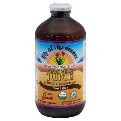 Lily Of The Desert Aloe Vera Preservative Free 32 Oz [UNFI #81521] T