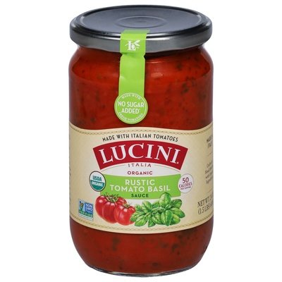 Lucini Italia Rustic Tomato Basil 6/24 Oz [UNFI #32145]