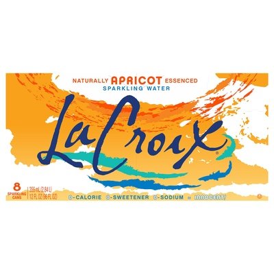 Lacroix Apricot 3/8/12 Oz [UNFI #24518] T