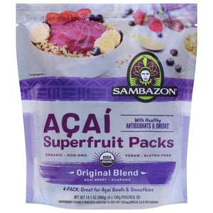 Sambazon Original Acai 4-Pk 10/4/100G [UNFI #26793]