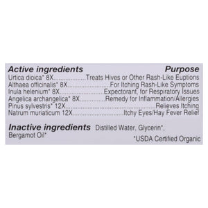 Forces Of Nature Allergy For Kids 10 Ml [UNFI #84415] T