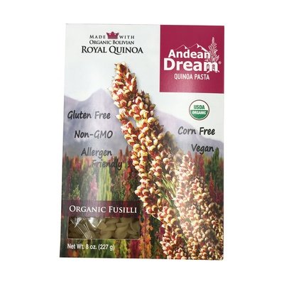 Andean Dream Fusilli 12/8 Oz [UNFI #64338]