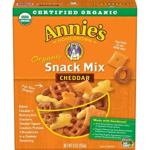 Annies Homegrown Snack Mix Bunnies Cheddar 12/9 Oz [UNFI #23510]