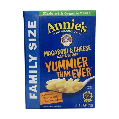 Annies Homegrown Classic Mac & Cheese Family Size 6/10.5 Oz [UNFI #25159]