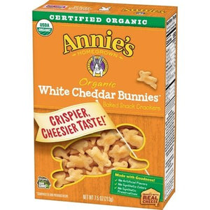Annies Homegrown White Cheddar Bunnies 12/7.5 Oz [UNFI #52267]