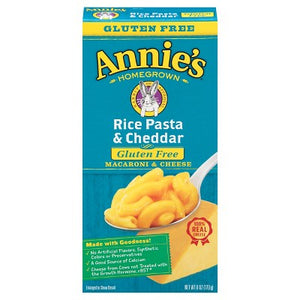 Annies Homegrown Rice Pasta & Cheddar Cheese 12/6 Oz [UNFI #22719]