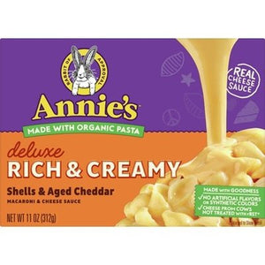 Annies Homegrown Shells & Aged Cheddar 12/11 Oz [UNFI #27238]