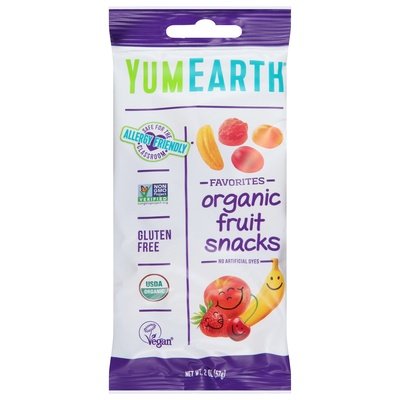 Yumearth Fruit Snacks/4 Flavors 12/2 Oz [UNFI #17873]