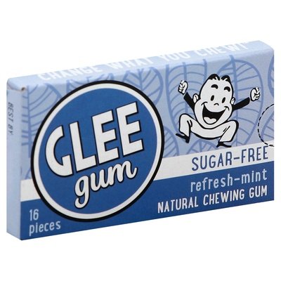 Glee Gum Peppermint Sugar Free 12/16 Pc [UNFI #01528]