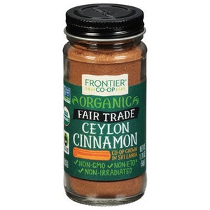 Frontier Nat Prod Co-op Cinnamon,Ceylon,Grnd,Fair Trade 1.76 Oz [UNFI #64134]