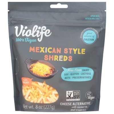 Violife Mexican Style Shreds 8/8 Oz [UNFI #15409]