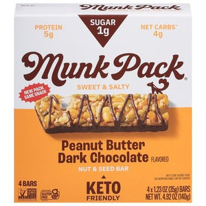 Munk Pack Keto Peanut Butter Dk Choc 6/4/1.23 Oz [UNFI #50247]