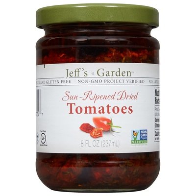 Jeffs Garden Tomato,Sun Ripened Dried Oil 6/8 Oz [UNFI #24142]